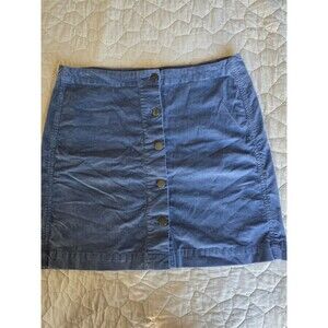 Toad & Co Women's Cruiser Cord Skirt Size 8 Organic Cotton Flint Stone Outdoorsy